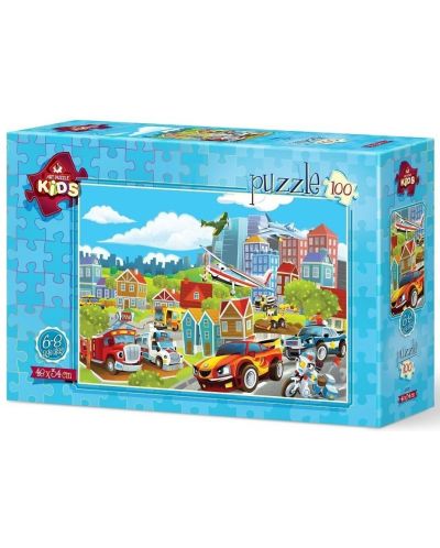 Puzzle pentru copii Art Puzzle din 100 de piese - Vehicule - 1