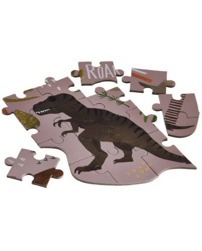 Puzzle pentru copii Floss & Rock - Dinozauri, 80 piese	 - 4
