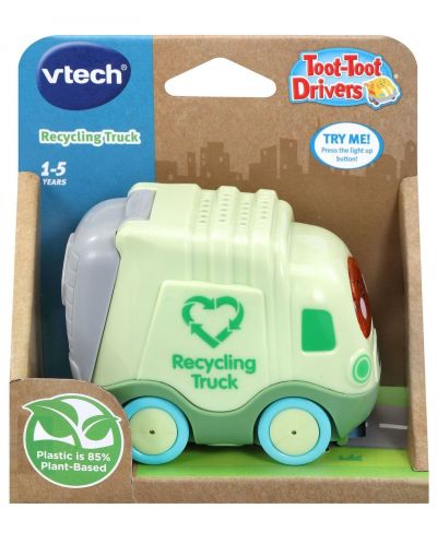 Jucărie Vtech - Mini cărucior, camion de reciclare - 1