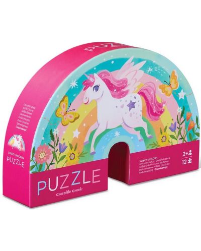 Puzzle pentru copii Crocodile Creek din 24 părți - Unicorn drăguț - 1