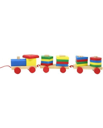 Jucarie pentru copii Toru Toys - Trenut din lemn, 38 cm  - 1