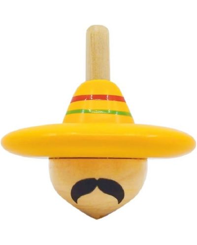 Toy Svoora - Mexicanul, pummel din lemn Spinning Hats - 1