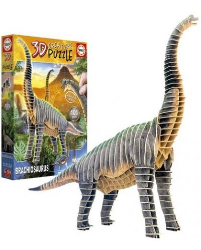 Educa Puzzle 3D din 101 piese - Brachiosaurus - 2