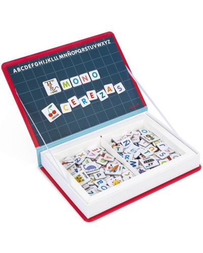 Carte magnetica pentru copii Janod - Alfabetul spaniol - 3