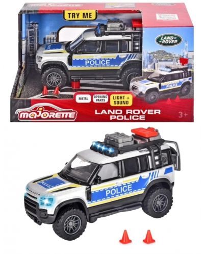 O jucărie de copii Majorette - Jeep de poliție Land Rover - 1