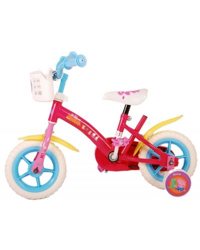 Bicicletă pentru copii cu roți auxiliare  E&L cycles -Peppa Pig, 10'' - 2