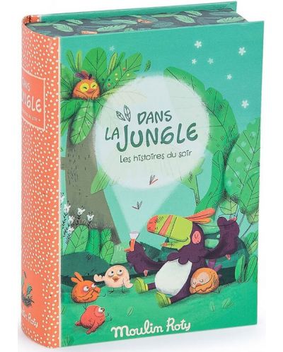 Jucarie pentru copii  Moulin Roty Dans la jungle - Lanterna de poveste - 4