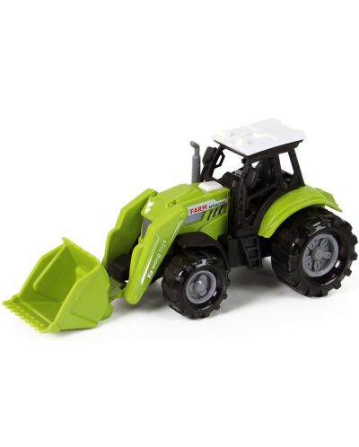 Jucărie pentru copii Rappa - Tractor "Ferma mea mică", cu sunete și lumini, 15 cm - 3