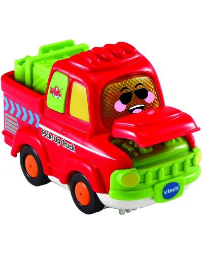 Scaun de joacă pentru copii Vtech - Mini cart, pickup, roșu  - 2