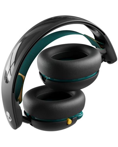 Căști pentru copii Skullcandy - Grom Wireless, безжични, negre/verzi - 5