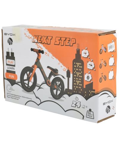 NEXT STEP 4BOX セット Bicicletă de echilibru pentru copii Byox - Next Step, Negru | Ozone.ro