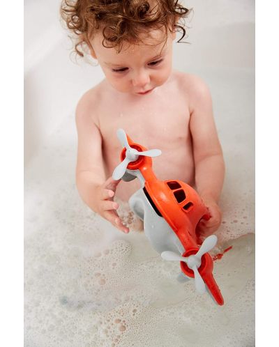Jucarie de baie pentru copii Green Toys - Avion pentru incendii - 6