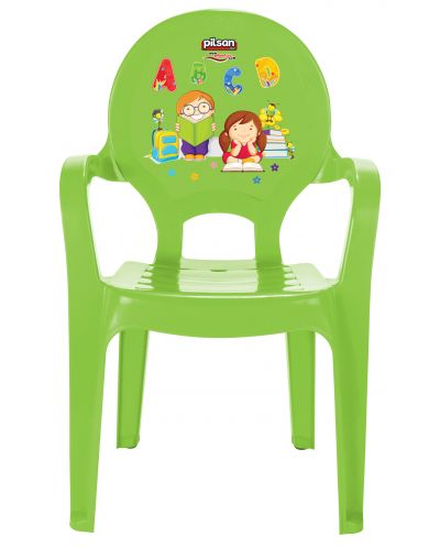 Scaun pentru copii Pilsan - Verde, cu numere - 1