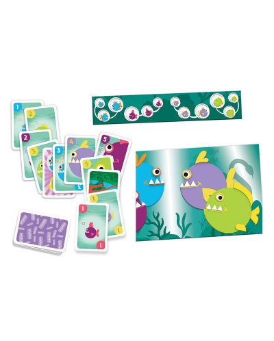 Puzzle pentru copii Educa de 56 piese - Piranha, joc de carti - 2