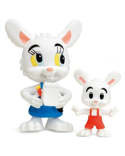 Figurine pentru copii Micki Pippi - Bamse, Familia lui Bunny Hop - 1