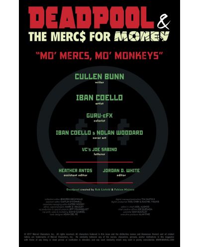 Deadpool & The Mercs for Money, Volume 1: Mo' Mercs, Mo' Monkeys - 2