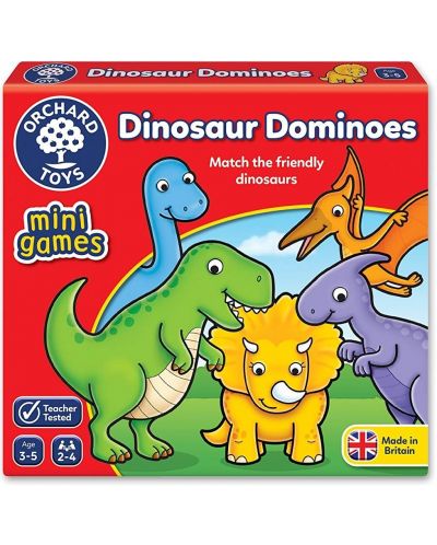 Orchard Toys Joc educativ pentru copii - Dinosaur Dominoes - 1