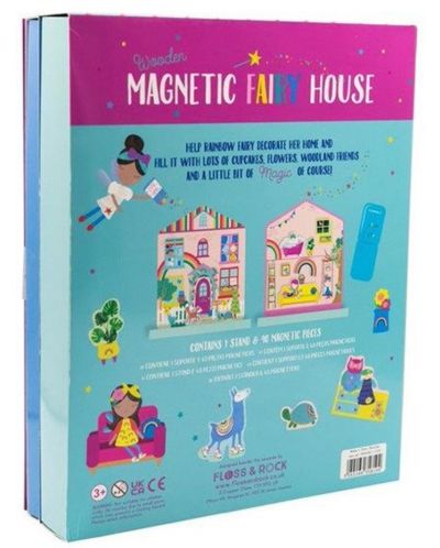 Joc pentru copii Floss & Rock - Rainbow Fairy Magnetic House - 4