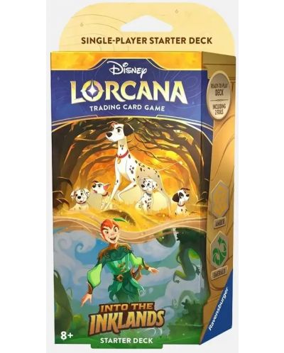 Disney Lorcana TCG: Into the Inklands Starter Deck - Pongo and Peter Pan - 1