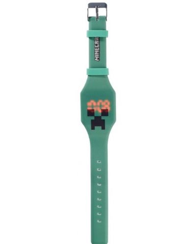 Puckator Silicon LED Watch - Minecraft Faces, asortiment - 2