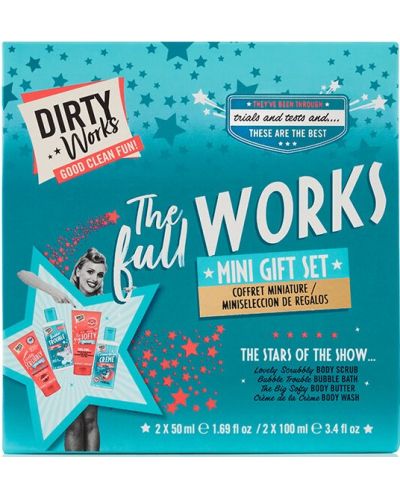 Dirty Works Set cadou The Full Works, 4 piese - 1