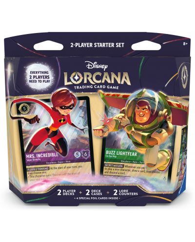 Disney Lorcana TCG: Wilds Unknown 2 Player Starter Set | Ozone.ro
