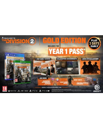 Tom Clancy's the Division 2 Gold Edition (PS4) - 4