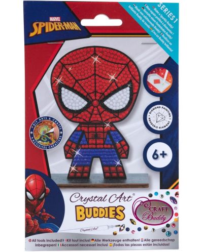 Figurină cu diamante Craft Buddy - Spiderman - 1