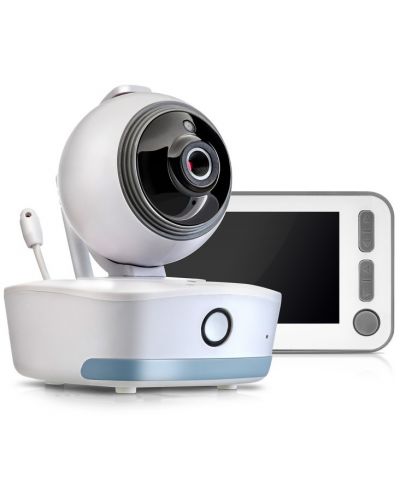 Monitor video digital pentru copii Reer - BabyCam, XL, alb  - 1