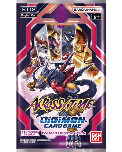 Digimon Card Game: Across Time BT12 Booster  - 1