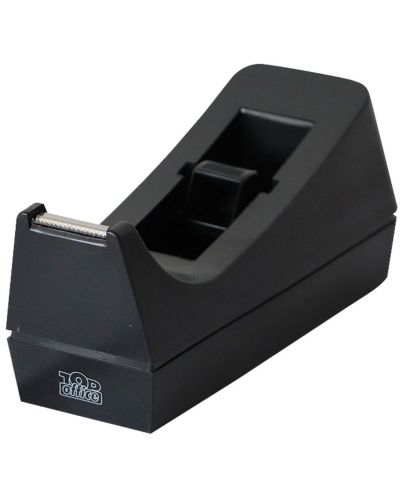 Dispenser banda adeziva Top Office - D25, 19 mm/33 m, negru - 1