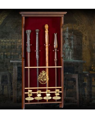 Display pentru baghete magice The Noble Collection Movies: Harry Potter - Hogwarts - 4