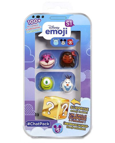 Set figurine Disney Mini Emojis - Chat Packs, sortiment - 1