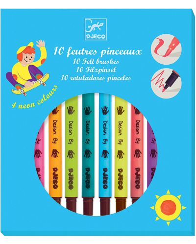 Carioci colorate Djeco – 10 culori - 1