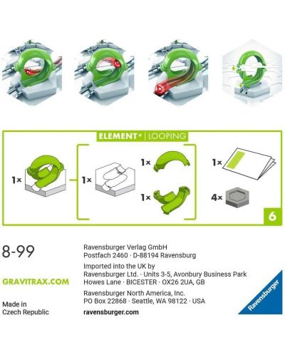 Supliment pentru un joc de logică  Ravensburger GraviTrax - Looping - 3