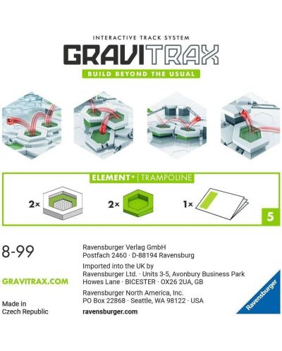 Supliment pentru un joc de logică  Ravensburger GraviTrax - Springboard - 3