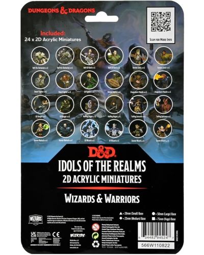 Supliment pentru joc de societate Dungeons & Dragons: Idols of the Realms: Wizards & Warriors (2D Set) - 2
