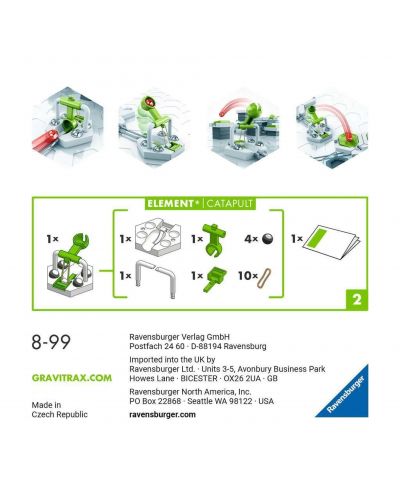 Supliment pentru un joc de logică  Ravensburger GraviTrax - Obiect Catapulta - 3