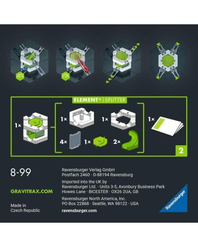 Supliment pentru un joc de logică  Ravensburger GraviTrax PRO - Separator de elemente - 3