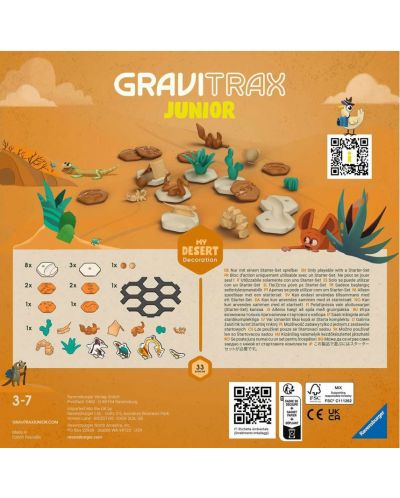 Supliment pentru un joc de logică Ravensburger GraviTrax Junior - Deşert - 3