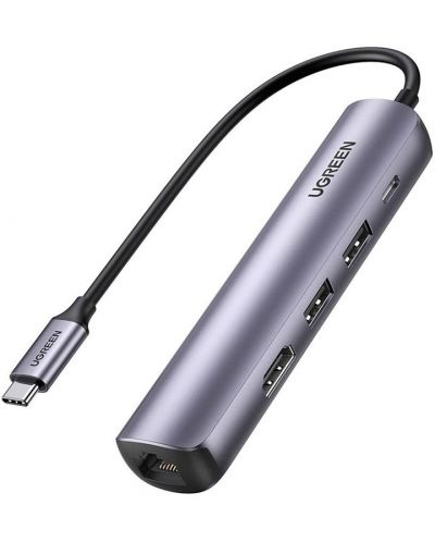 Stație de andocare Ugreen - CM418, 5 porturi, gri