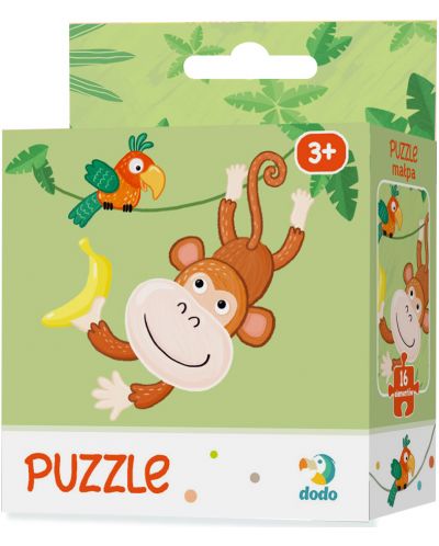 Puzzle pentru copii Dodo 16 piese - Maimutica  - 1