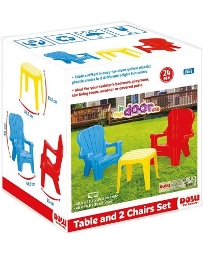 Set joc Dolu - Masa cu scaune - 3