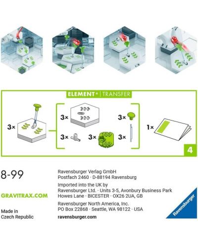 Supliment pentru un joc de logică  Ravensburger GraviTrax - Transferați elementul - 3