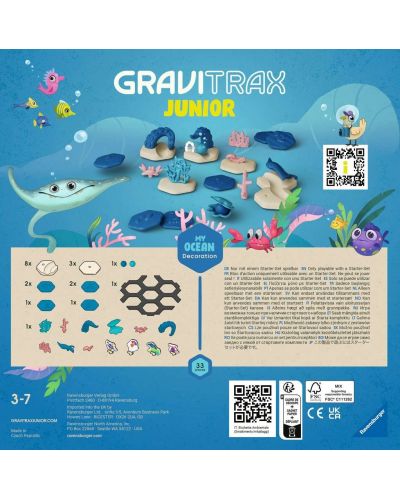 Supliment pentru un joc de logică Ravensburger GraviTrax Junior - Ocean - 3