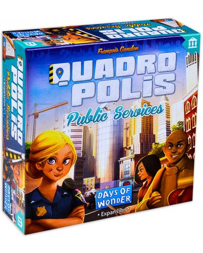 Extensie pentru jocul de societate Quadropolis - Public Services - 1