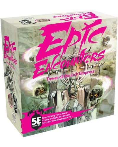 Pachet Suplimente pentru joc de rol Epic Encounters: Tower of the Lich Empress (D&D 5e compatible) - 1