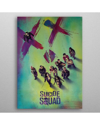 Poster metalic Displate - Squad - 3
