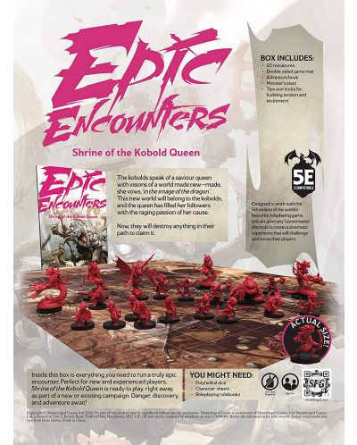 Completare pentru jocul de rol Epic Encounters: Shrine of the Kobold Queen (D&D 5e compatible) - 3