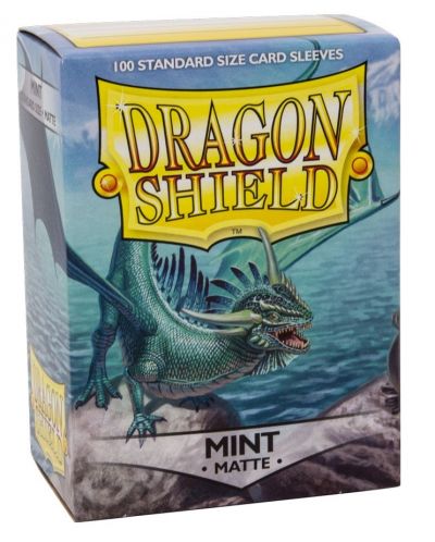 Dragon Shield Standard Sleeves -  culoare menta, mat (100 buc.) - 1
